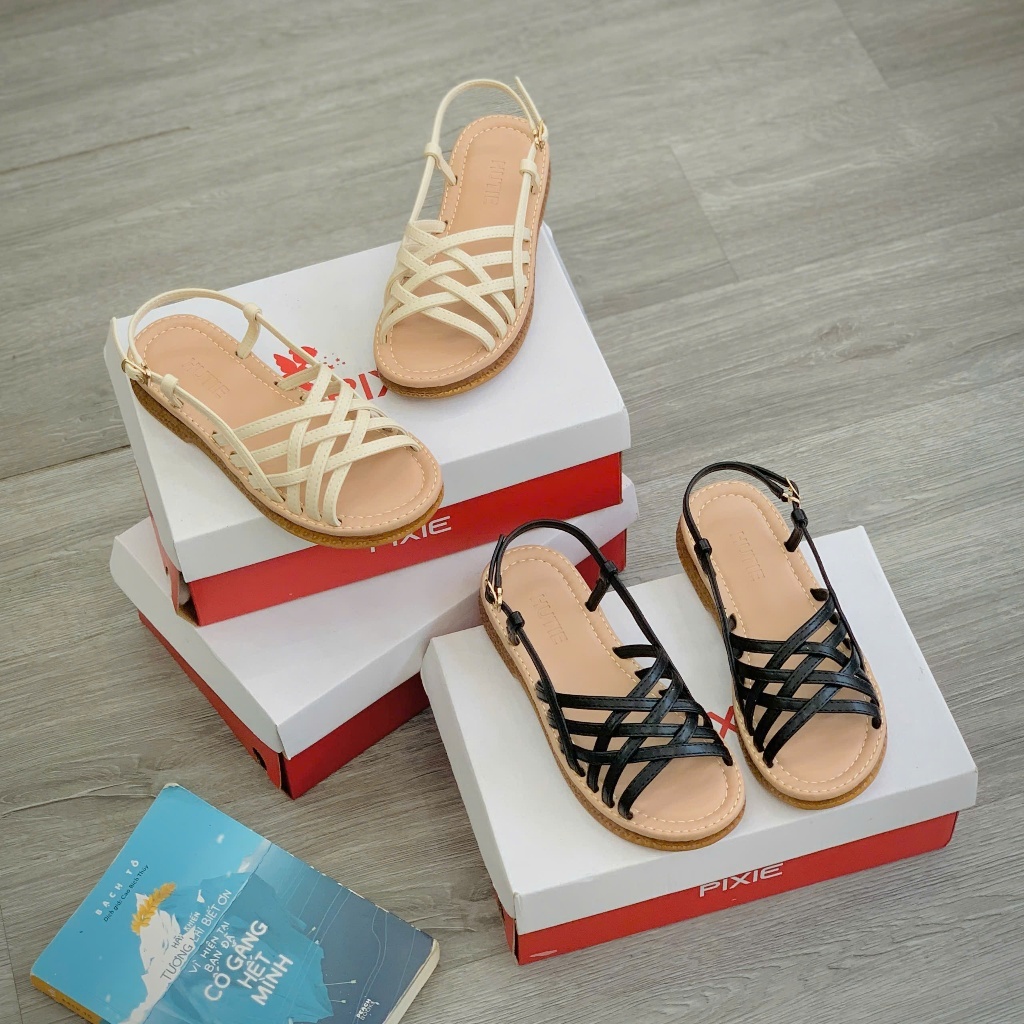 รองเท้าแตะ Wedges ถักน้ําหนักเบาสูง 3 ซม. K683 VNXK