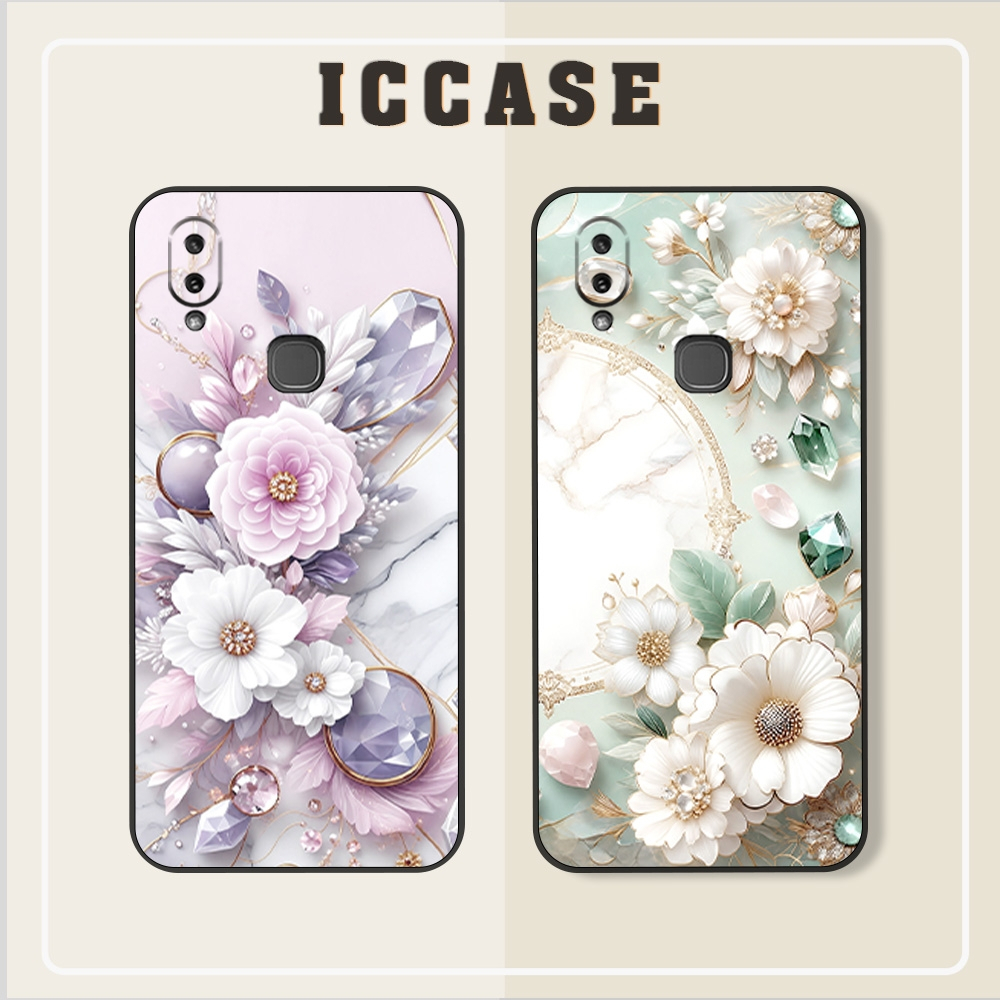 เคส Vivo V9 Flower สําหรับผู้หญิงสวย