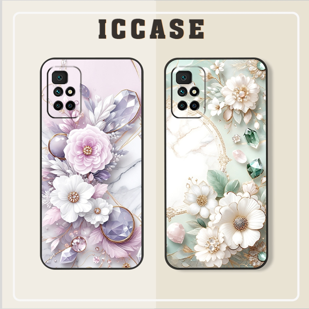 Xiaomi Redmi 10 - Note 10/ 10s 4G/5G - Note 10 Pro Flower Case สําหรับผู้หญิงสวย