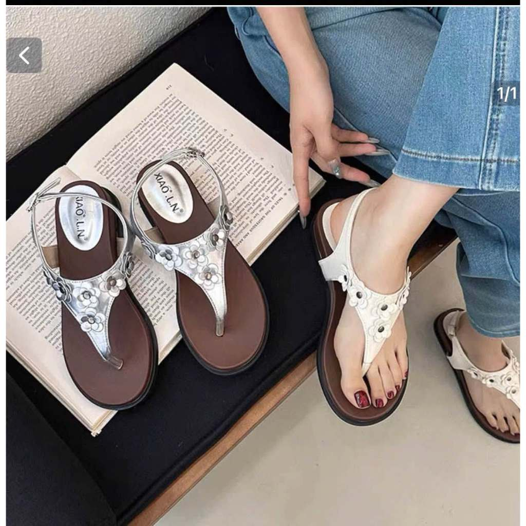 Hot Trend Flip-Flop รองเท้าแตะคุณภาพสูง 3 ซม. K687 QCCC Fullbox
