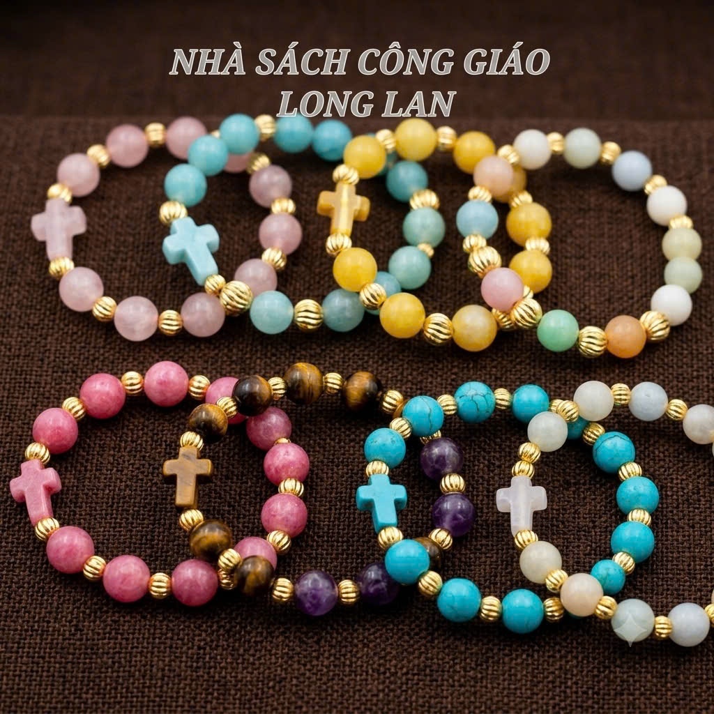 [ FREE BOX ] 10 LI GOLD WAY QUARTZ STONE BEADS