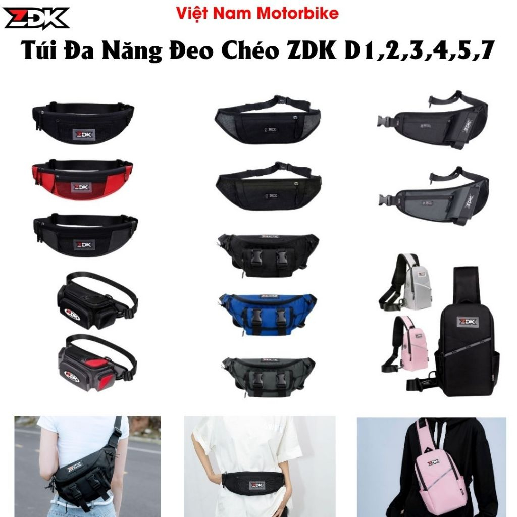 Zdk D4 กระเป๋าสะพายข้างหลากสี, Zdk D1, D2, D3 Sling Bag, ZDK D5, D7 Sling Bag