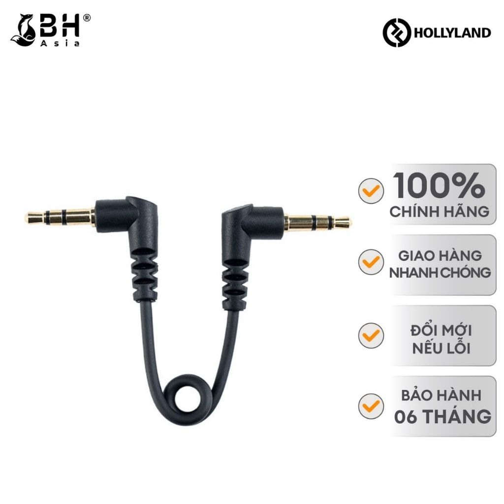 BH Asia - Hollyland HL 3.5 มม. TRS ถึง 3.5 มม. TRS Cable (2.8 นิ้ว)
