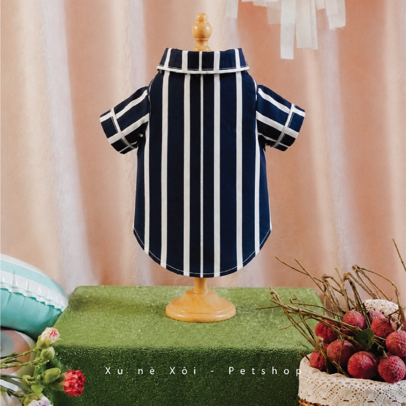 เสื้อ PET BLUE และ BLUE STRIPED PYJAMA
