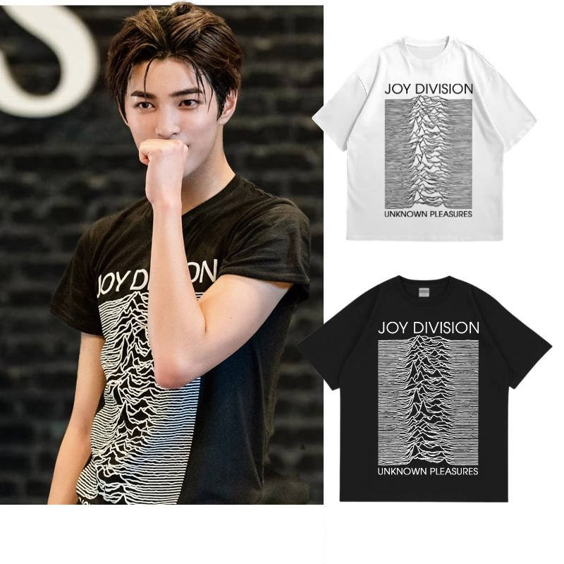 TANKOO Joy Division พิมพ์เสื้อยืดราคาถูก moment Keonho Cortis - 2-Way Stretch Cotton Hottrend Standa