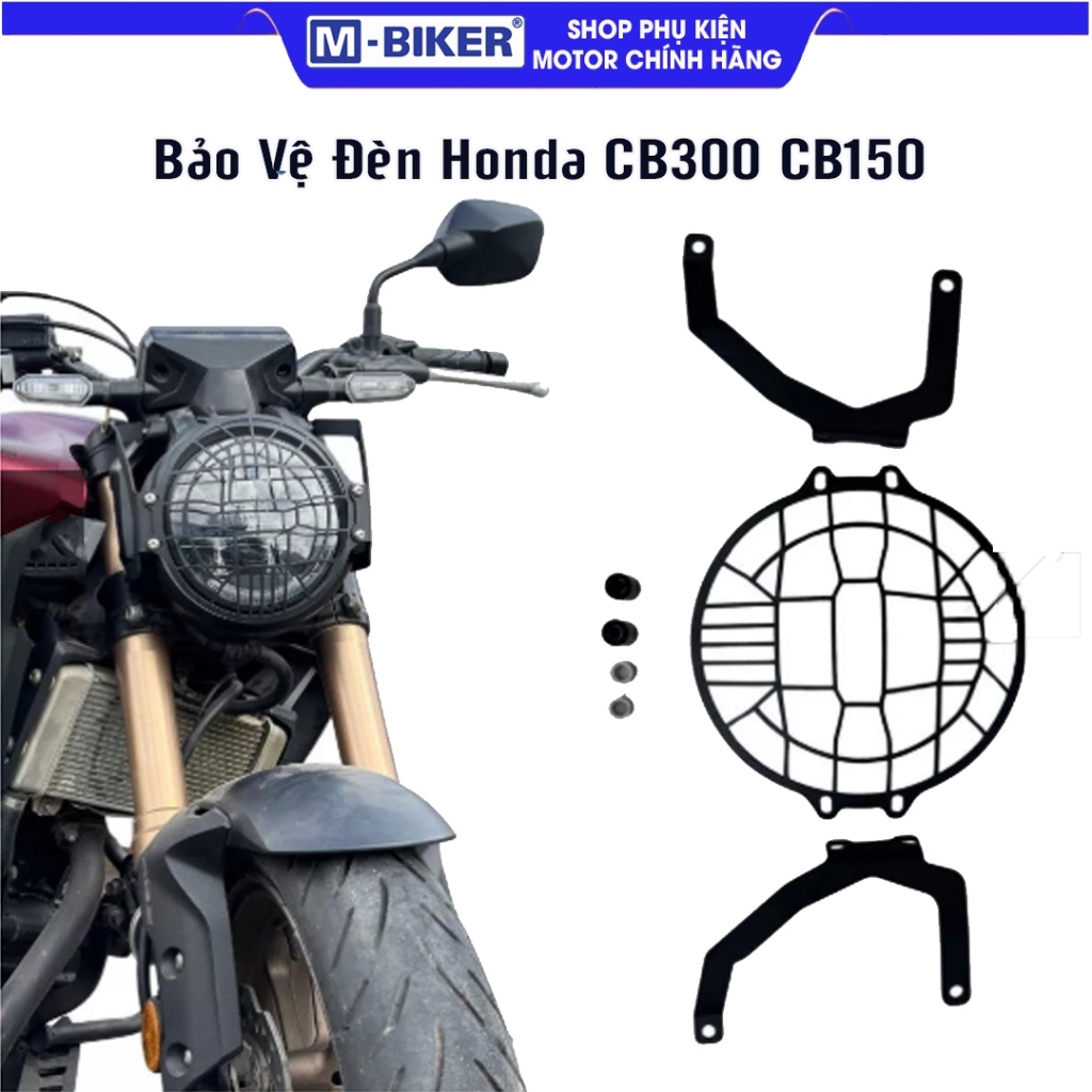 มไบค์เกอร์ | ป้องกันแสง Honda CB300R CB150R, ตาข่ายป้องกันไฟหน้า CB300 CB150, อุปกรณ์เสริม CB300R CB
