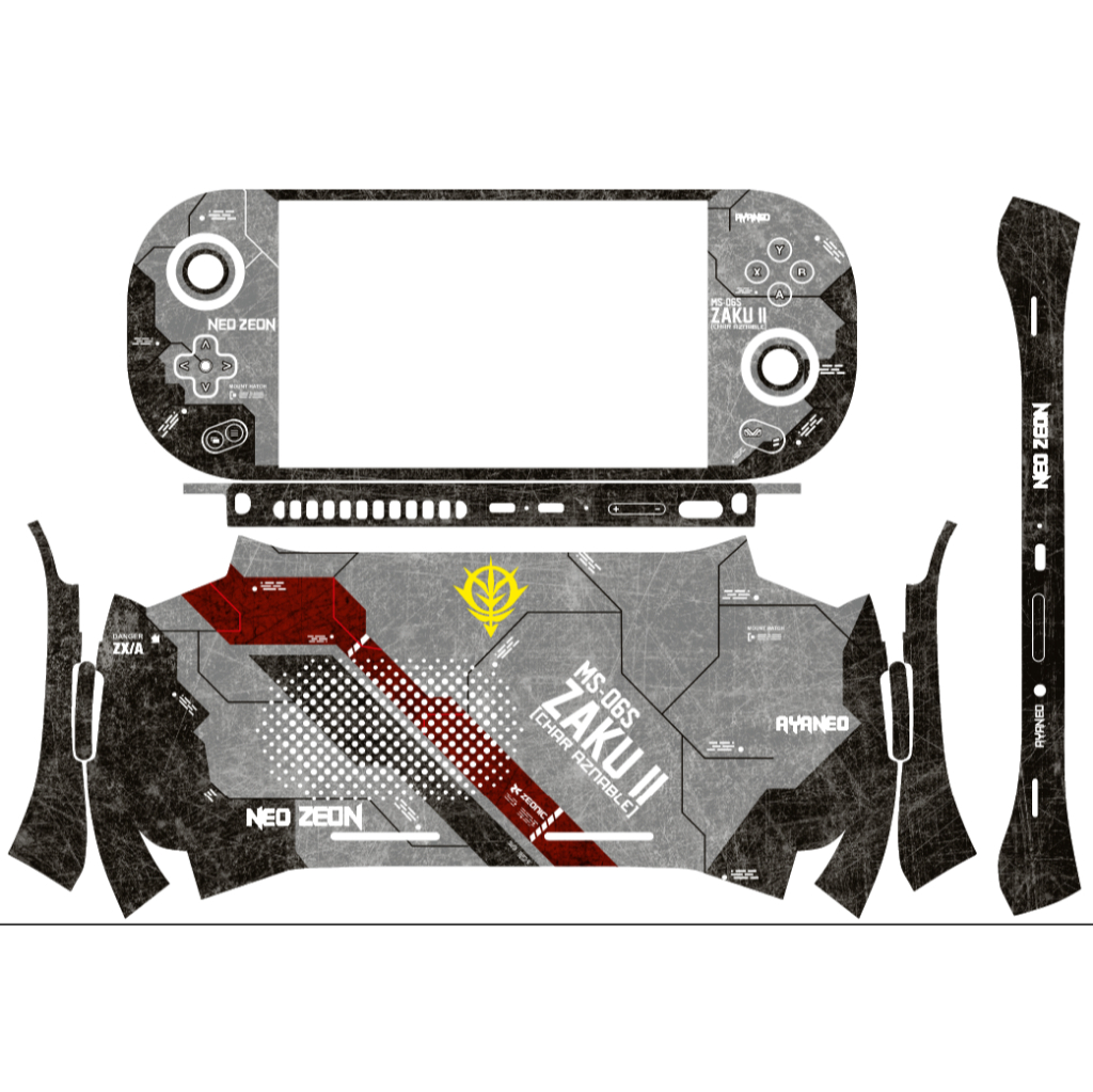 Ayaneo AYANEO 2 / 2s / Pro2021 / Air Plus / Flip / Geek / KUN / Gundam Model Pocket Skin | สติ๊กเกอร