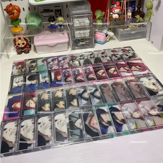 [ SLEEVE INCLUDED ] การ์ด Blue Lock (อ่านรายละเอียด) Rin Nagi Chigiri Isagi Bachira