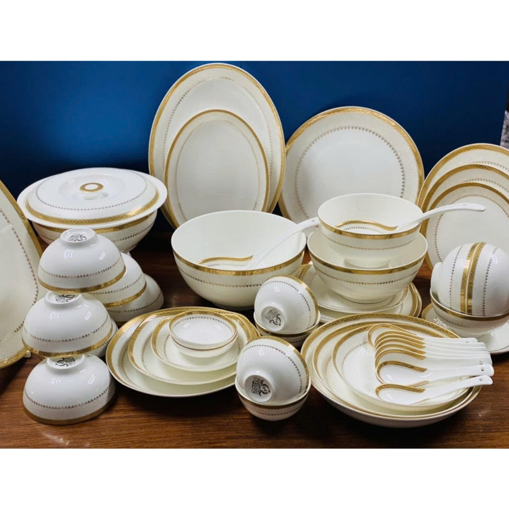 ขายปลีกจานใน NORETAKE Premium Bone Porcelain Bowl Set ชามข้าว ชามซุป จานคละ