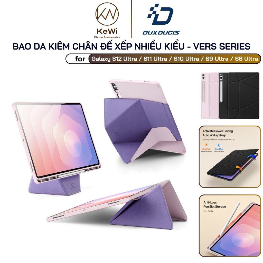 เคสหนังสําหรับ Samsung Galaxy Tab S12 Ultra / S11 Ultra / S10 Ultra / S9 Ultra / S8 Ultra, Dux Ducis