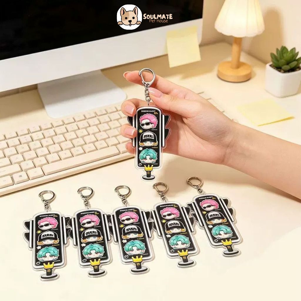 อะคริลิค BIGBANG BIIIG TRAFFIC LIGHT WORLDTOUR COSMOS 20TH KEYCHAIN