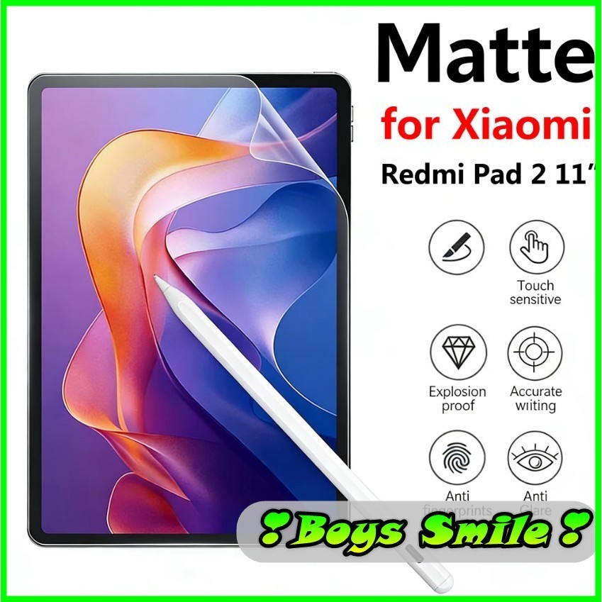 ฟิล์มกันรอยหน้าจอ Paperlike สําหรับ Redmi Pad Pro / 2pro 12.1" Poco Pad M1 ป้องกันลายนิ้วมือ