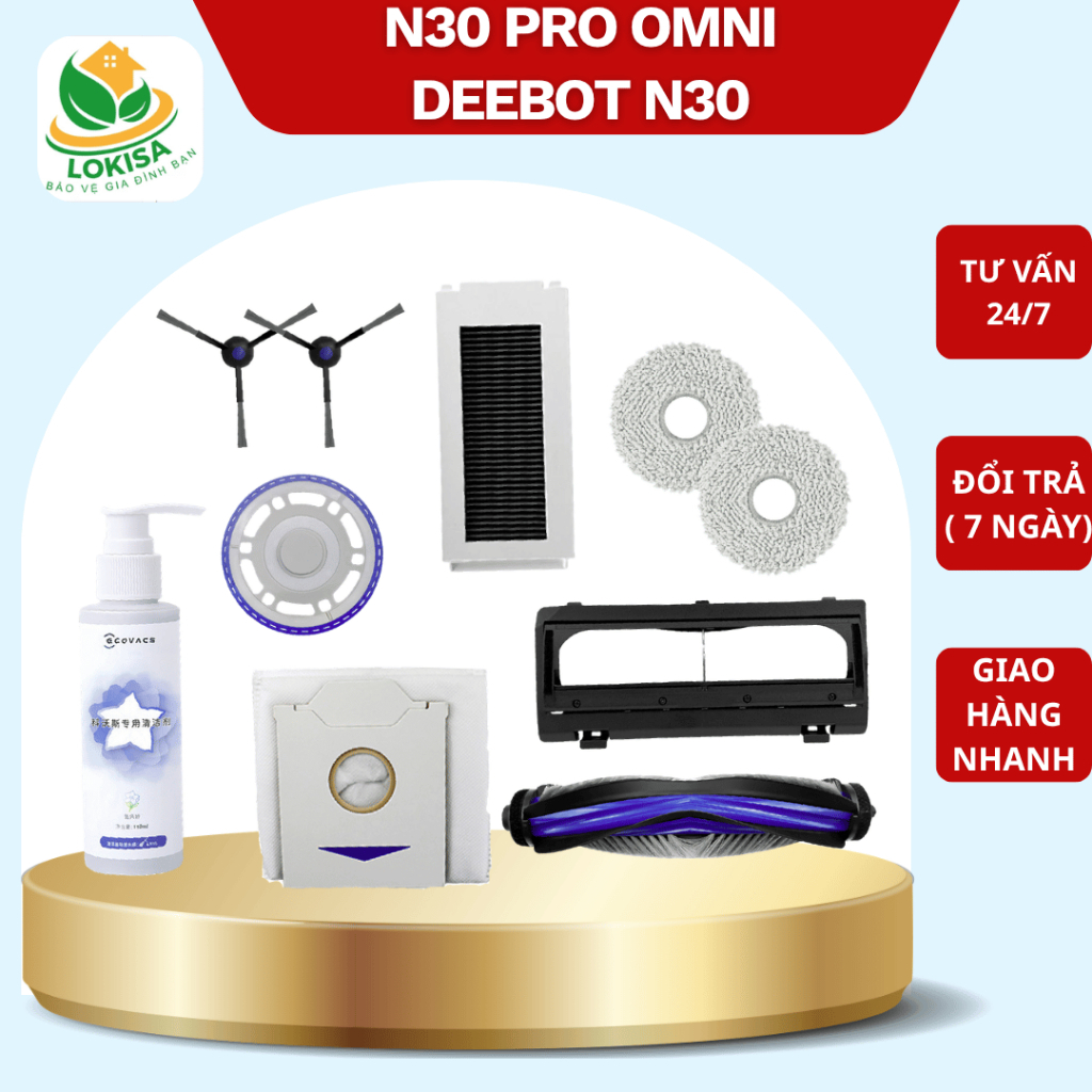 Debot N30 Pro Omni - อุปกรณ์เสริมเครื่องดูดฝุ่นหุ่นยนต์ทดแทน N30 Pro Omni / Debot N30 - ผ้าทําความสะ