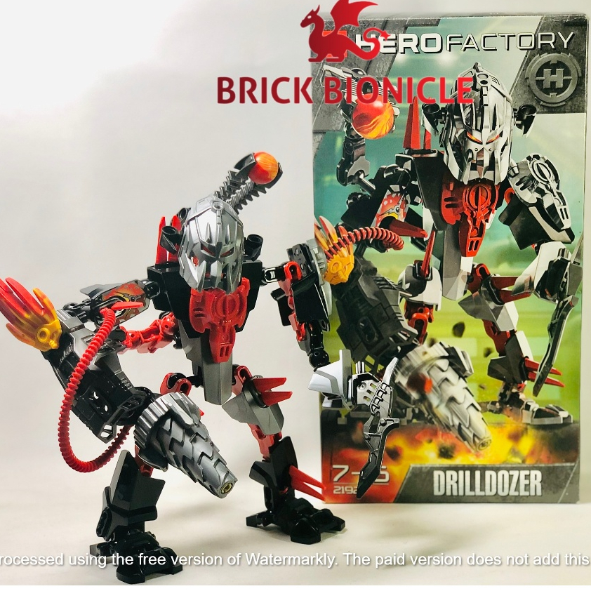 HERO FACTORY AUD - HERO FACTORY ASSEMBLY TOY - 2192 Drilldazer