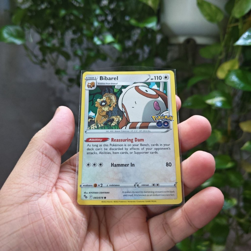 การ์ด Pokemon Bibarel - Pokemon GO 060/078