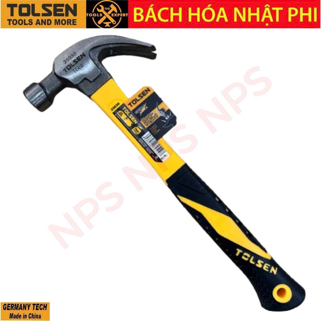 ค้อนเขาควายด้ามพลาสติก 16OZ 450G - Tolsen 25030