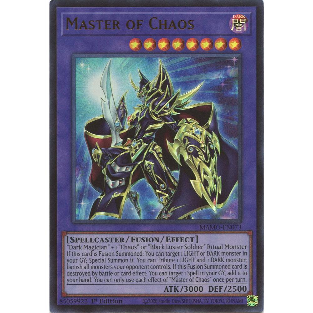(Phiin) TCG-UK Master of Chaos Card - Magnificent Monsters (MAMO)