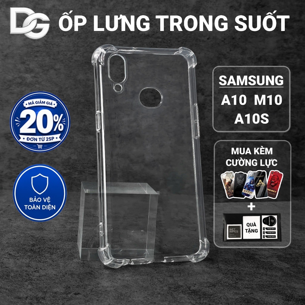 Samsung A10, A10s, M10, A01 Dragoncase เคสใสเรียบ | เคสโทรศัพท์แบบยืดหยุ่น SS galaxy ปกป้องกล้องโทรศ
