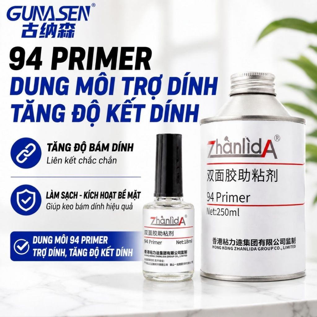 3M Primer 94 กาวกาวเพิ่มการยึดเกาะสําหรับเทปและพื้นผิววัสดุกาวซุปเปอร์โปร่งใส
