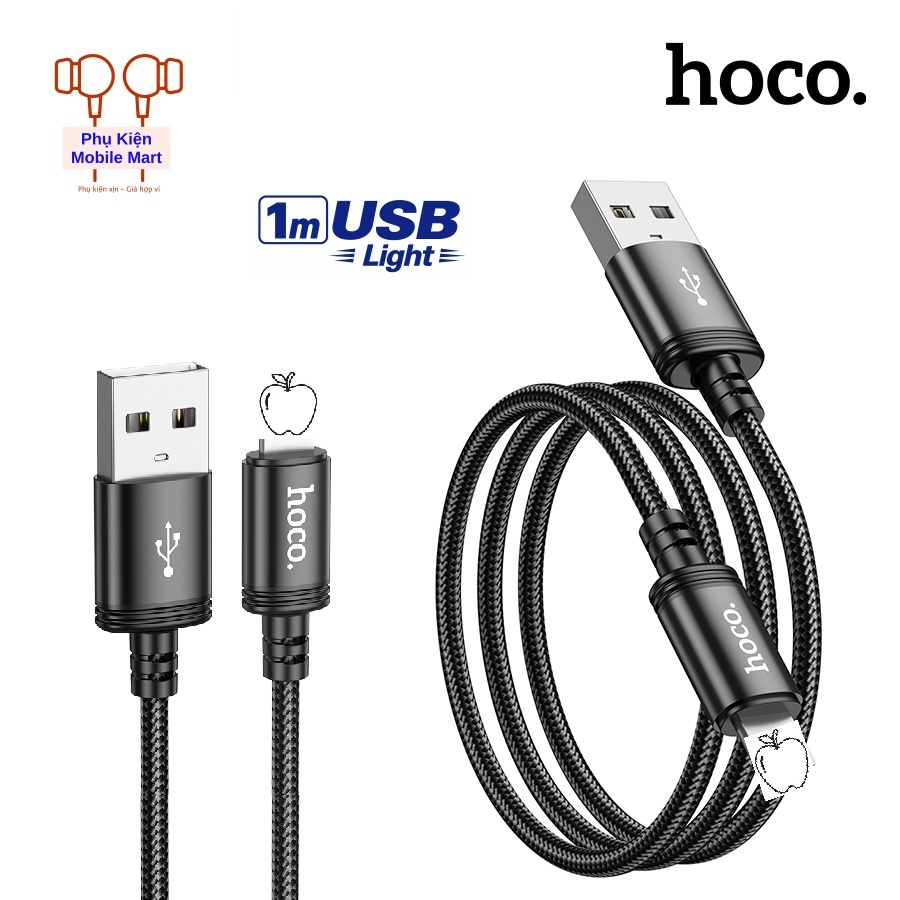สายชาร์จ IPhone – สายชาร์จ USB 2.4A ทนทาน ชาร์จเสถียร Hoco X89
