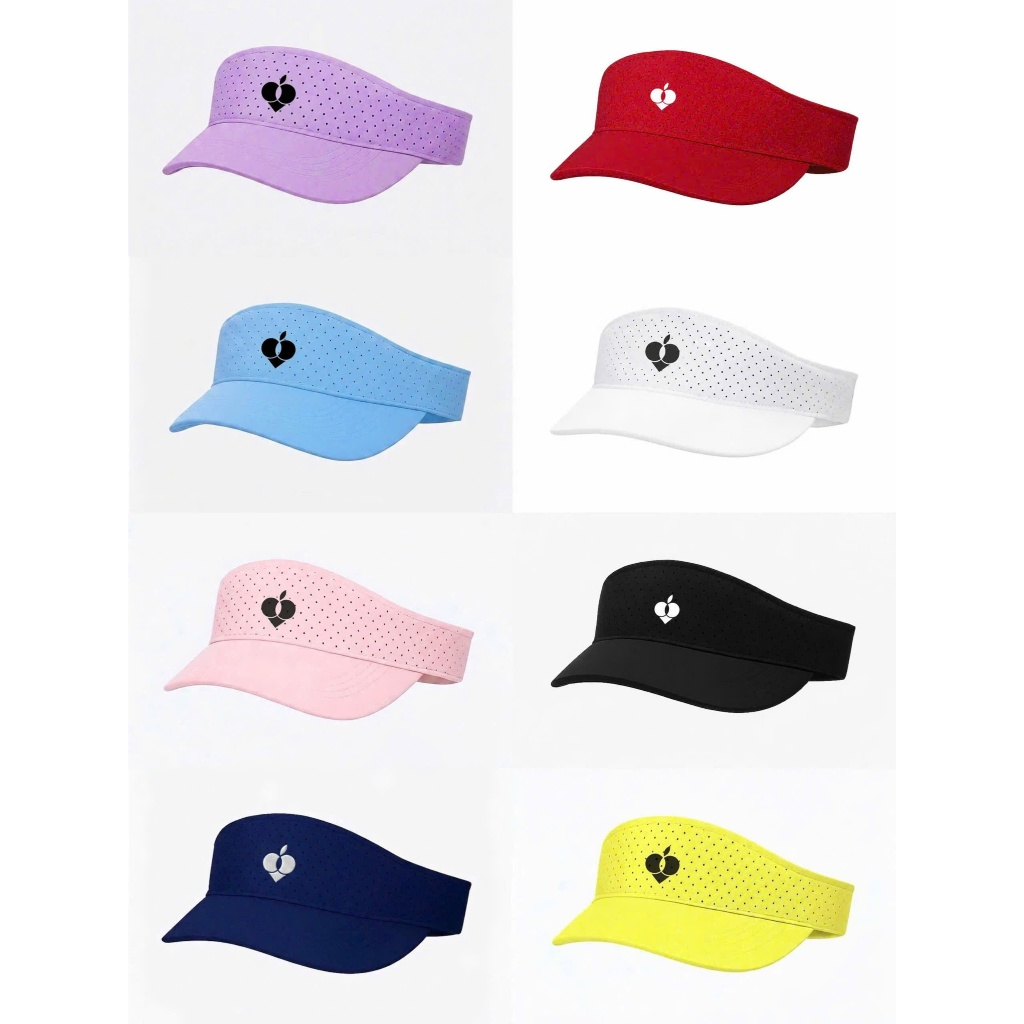[PICKLEBALL] หมวกกีฬาครึ่งหัวสําหรับผู้หญิง,หมวกป้องกันแสงแดดสําหรับลูกกอล์ฟ,เทนนิส...