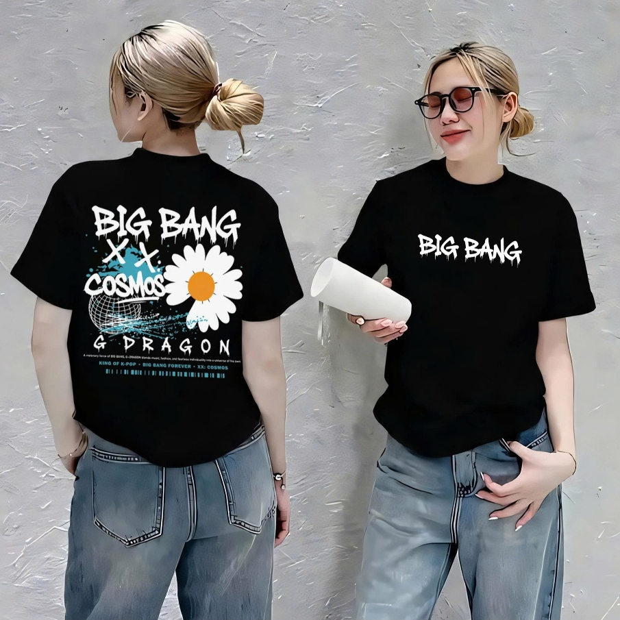 NOMI Unisex BIGBANG Concert 20th เสื้อยืดการออกแบบพิเศษผ้าฝ้ายคุณภาพสูง MAX_01918