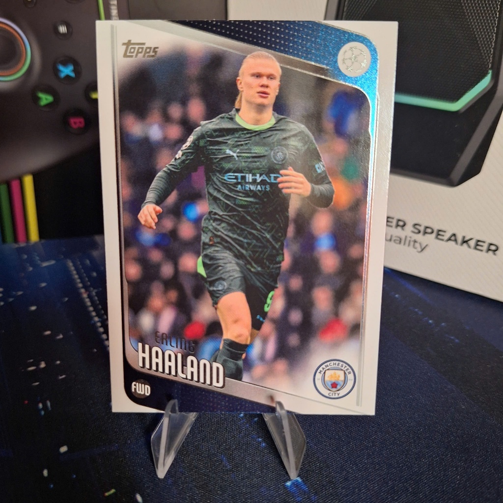 Erling Haaland Man City การ์ด Topps C1 ของแท้