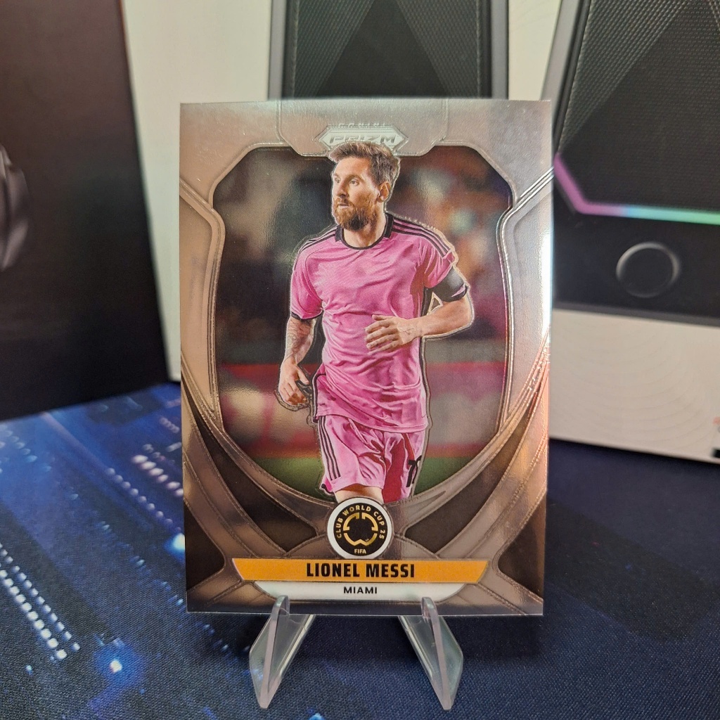 GOAT Lionel Messi Miami MLS การ์ด Panini Prizm ของแท้ 2025
