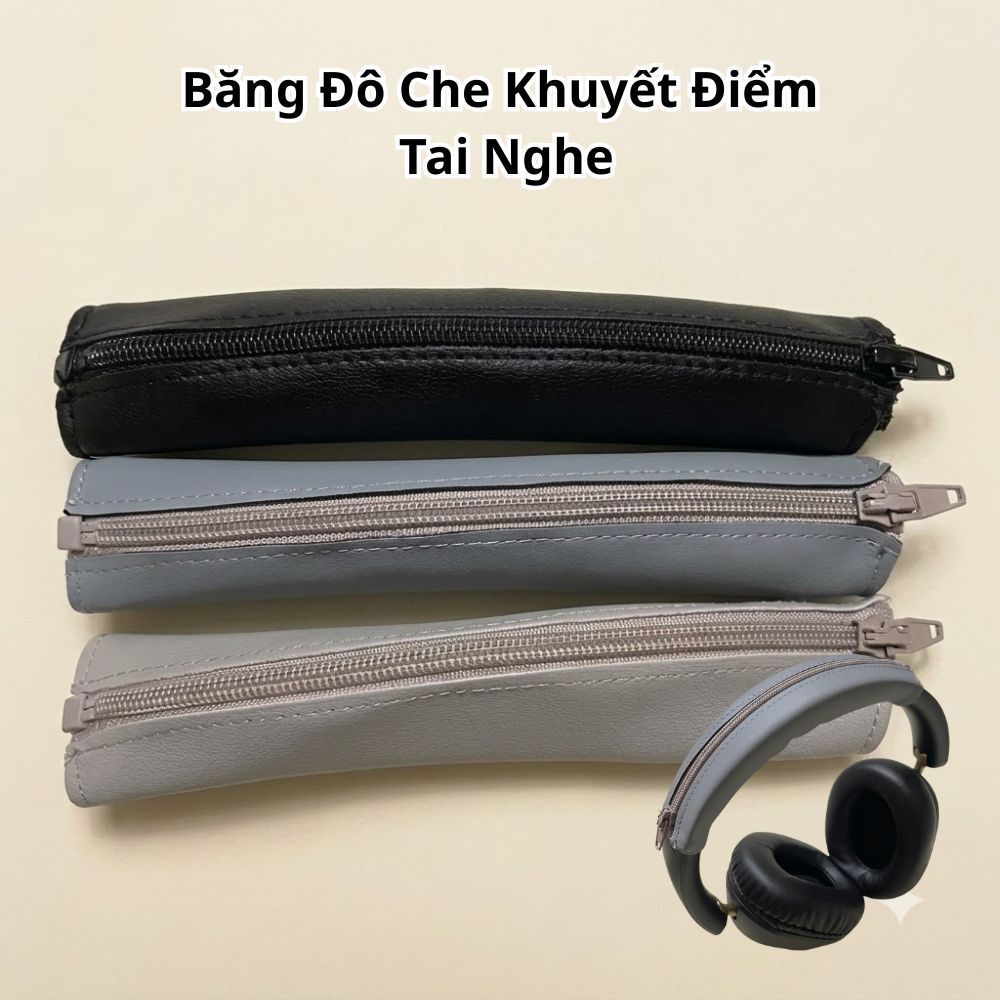 คุณภาพสูง PU หนังหูฟังหัว Pad 14.5x7 ซม. 3 สีสําหรับ UGREEN HiTune Max5C