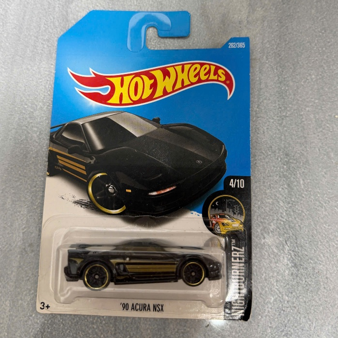 LeHuong Diecast - Hot Wheels 90 Acura NSX Nightburnerz 4/10 สีดํา