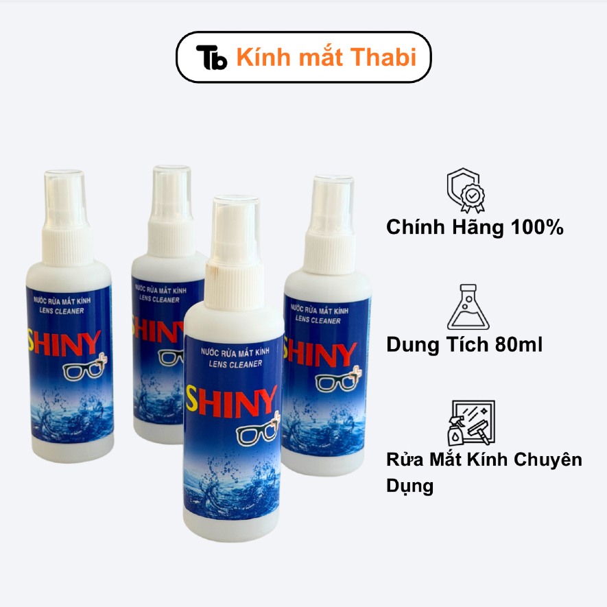 SHINY Specialty Glasses Cleaner 80ml - แว่นสายตา Thabi