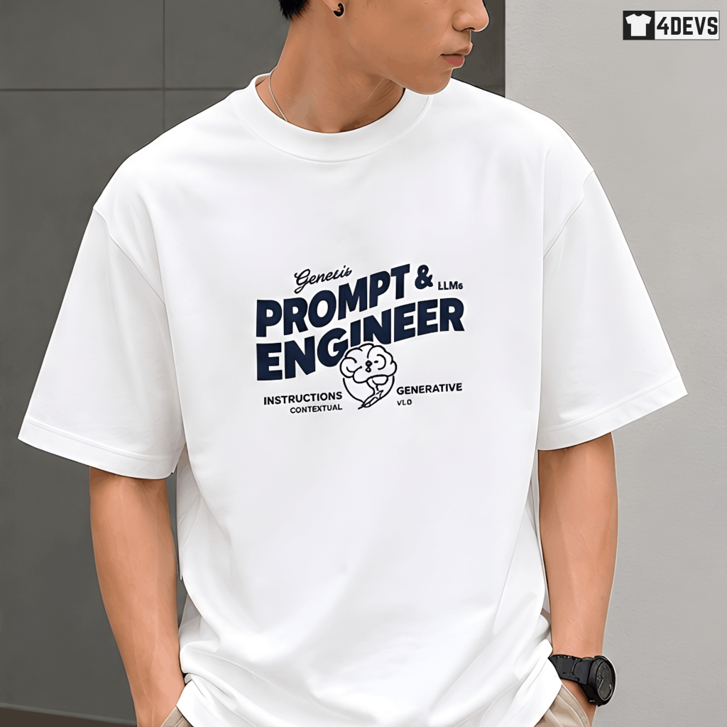 Prompt Engineer - เสื้อยืด Oversize สําหรับ Developers คน IT เทคโนโลยี