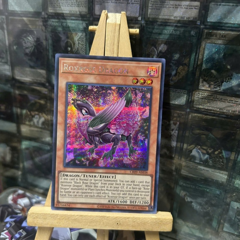[ Do Lac 2 Yugioh ] การ์ด Yugioh CR09-AE038 Roxrose Dragon (SER)