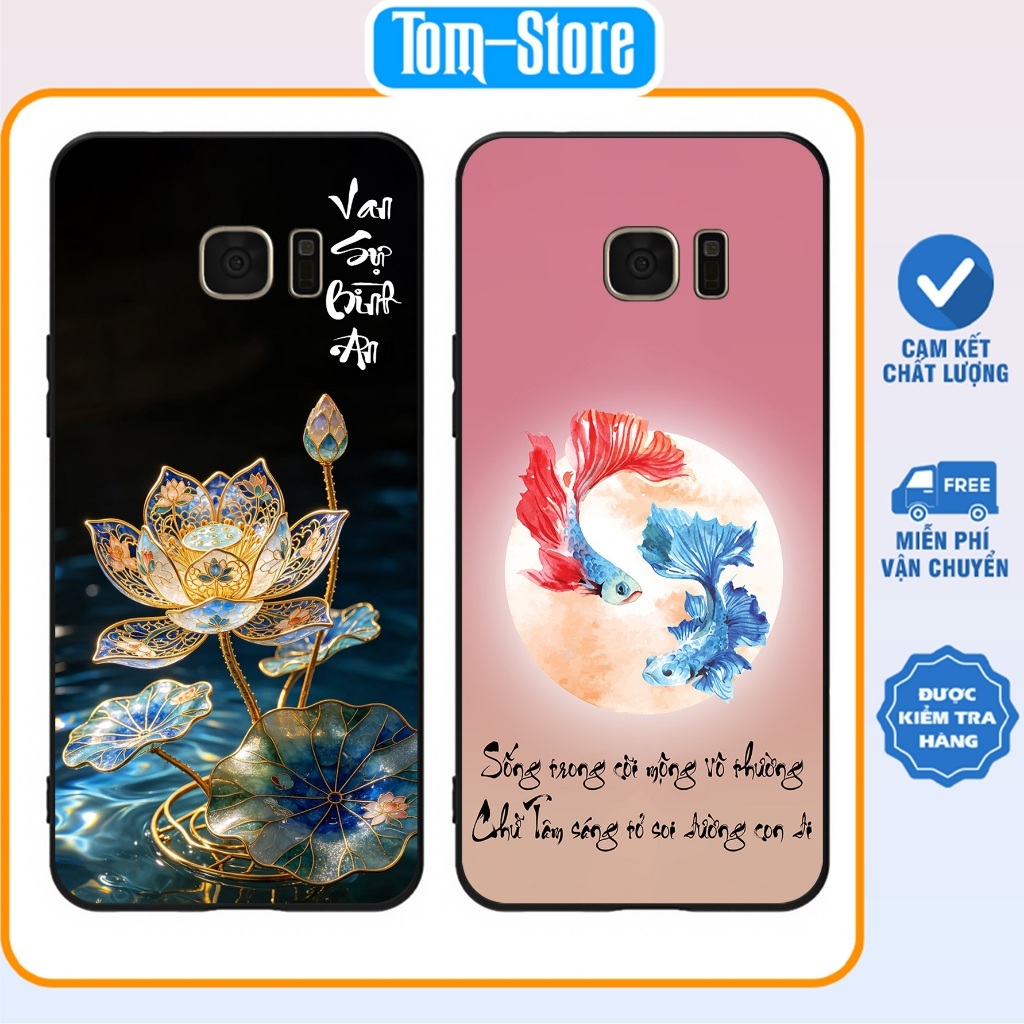 เคส Samsung Note 5 / S6 / S6 Edge / S7 / S7 Edge พิมพ์ลายดอกบัว สันติภาพทั้งหมด