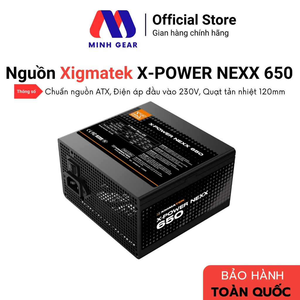 XIGMATEK X-POWER NEXX 650 PC POWER Supply (สินค้าแท้)