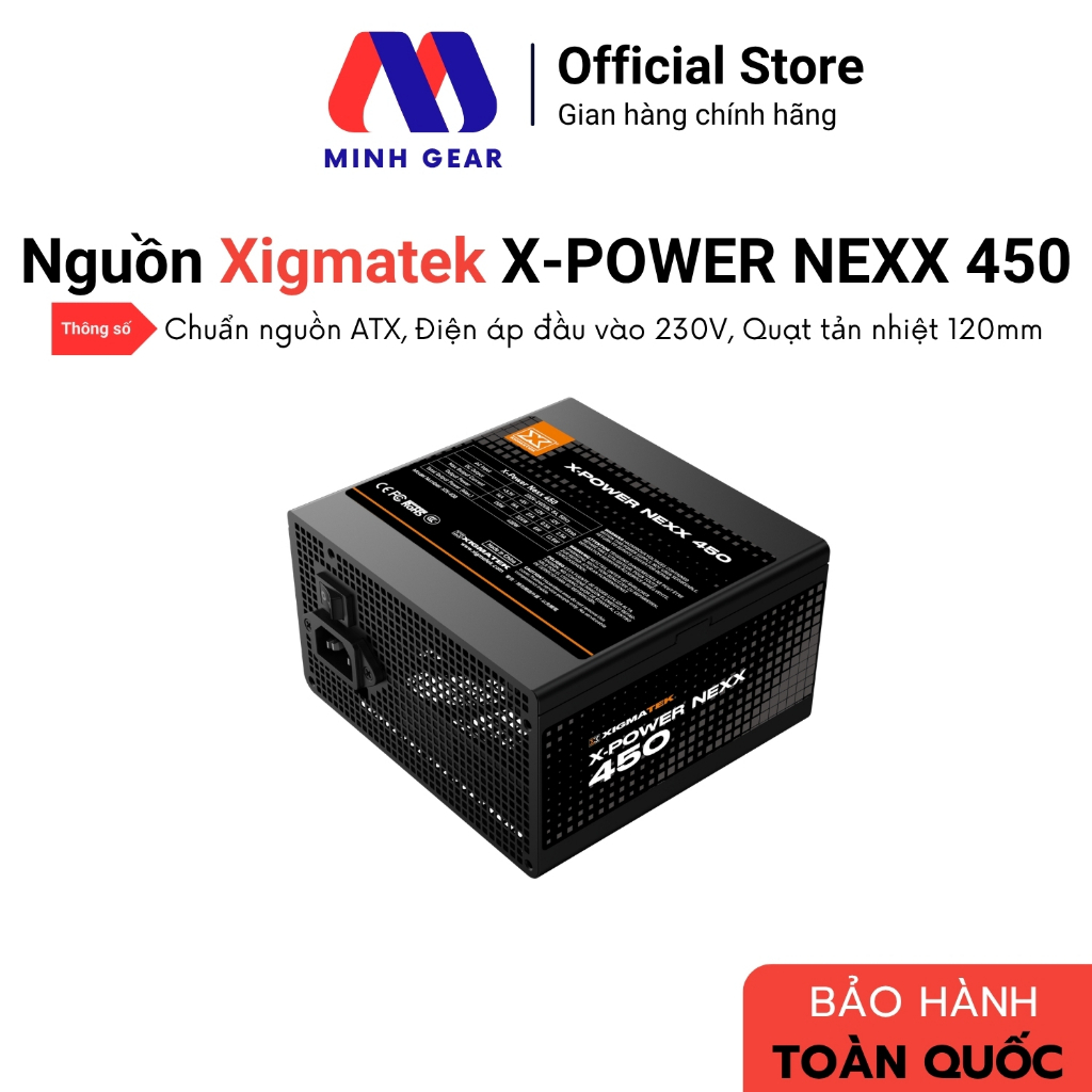 XIGMATEK X-POWER NEXX 450 PC POWER Supply (สินค้าแท้)
