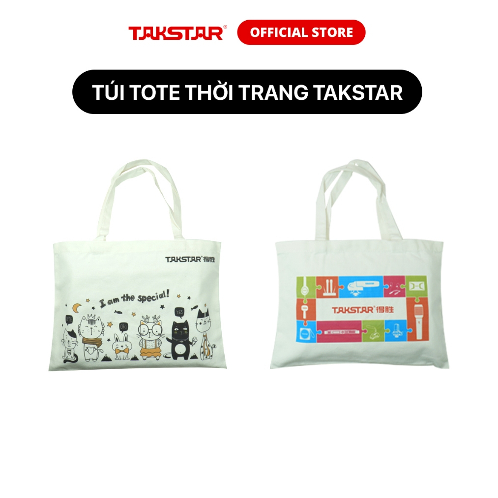 [GIFT] Takstar Vietnam fashion canvas TOTE Bag กระเป๋าสะพายไหล่