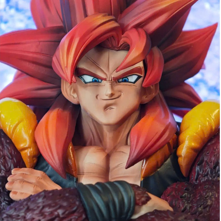[33ซม.] โมเดล Dragon Ball Gogeta SSJ4 YS Studio รวมหน้าอกเปลี่ยน 2 หน้าอก