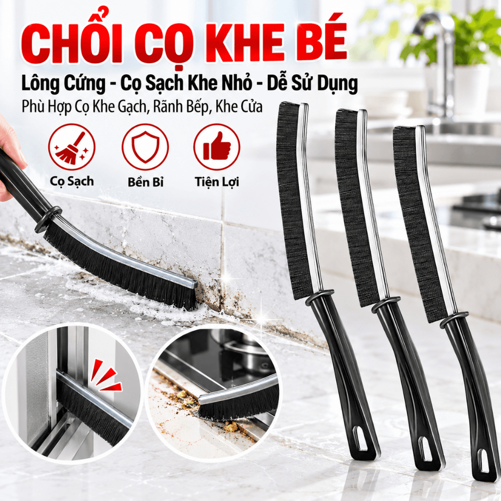 (COMBO 5) OPEN SLEEVE CLEANING BRUSH - ทําความสะอาดมุมไม่หยุดยากอย่างมีประสิทธิภาพ