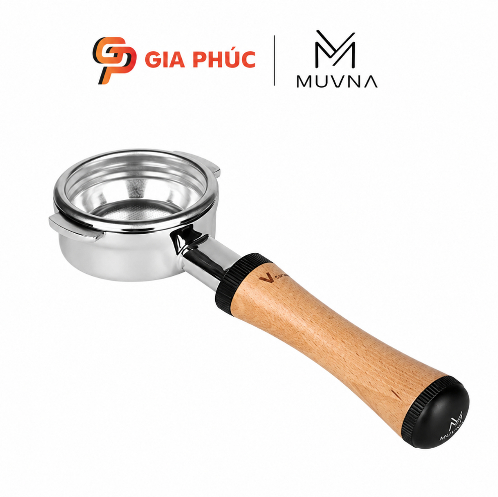 Bottomless เครื่องชงกาแฟ BP2761 MUVNA V-Series 58mm - Bottomless Portafilter (Bottomless) ไม้ธรรมชาต