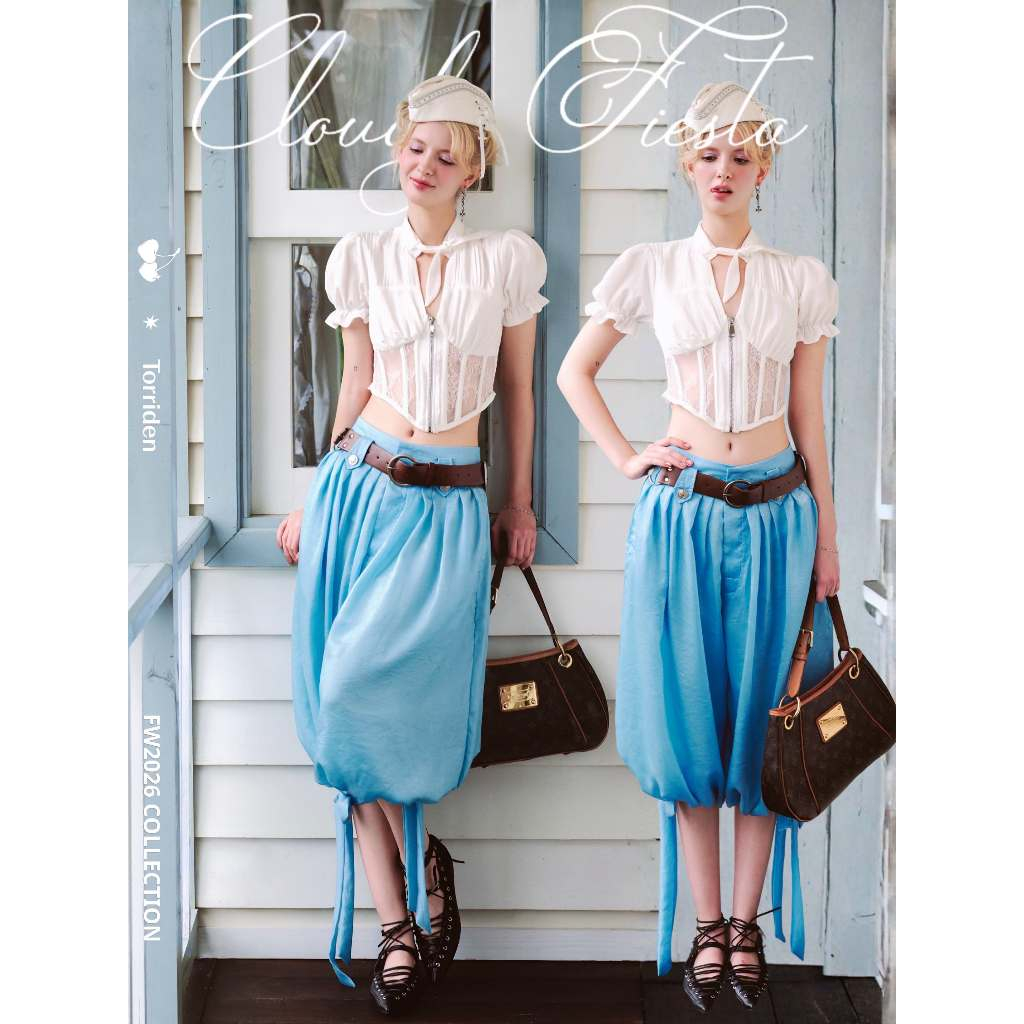 Joy Pants - Remmus | กางเกงชั้นในทรงบอลลูนทําจากผ้าไหม 2 ชั้น CLOUDY FIESTA collection