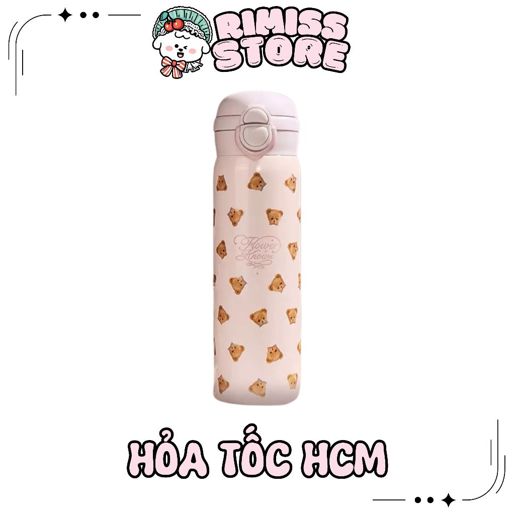 [มีจําหน่าย - HCM EXPRESS] ขวดน้ําเก็บความร้อน Baby Bear Collection The Sweetie Bear Flower Knows Fl
