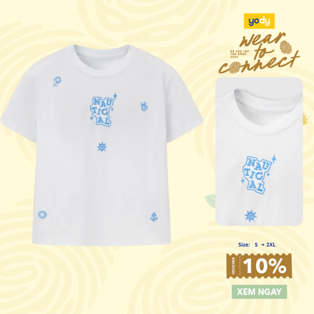 [Dream Team Summer Collection] เสื้อยืดเด็ก Yomy Form Relax Nautical TCTS26S005