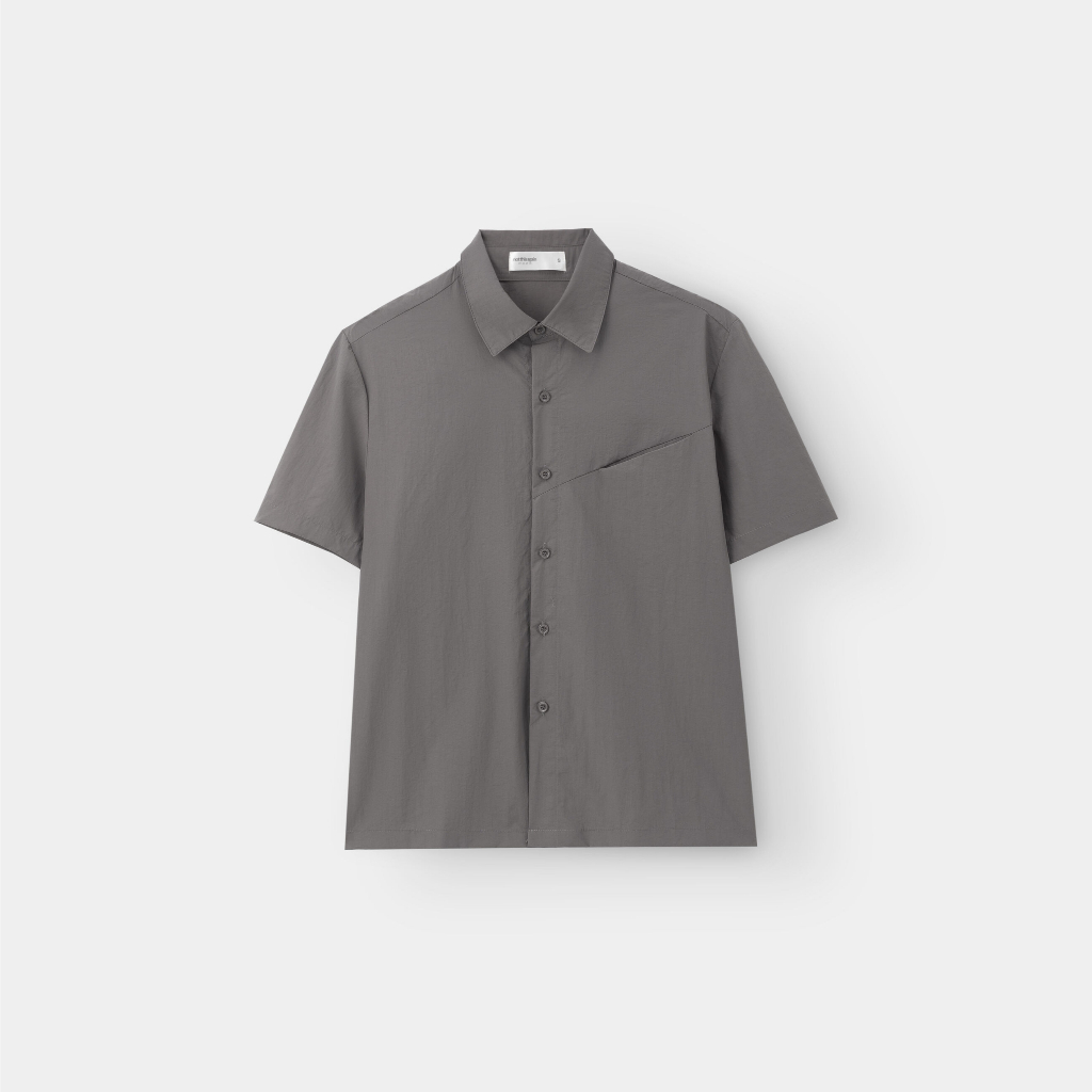 เสื้อมุมย่นสี Taupe | ไม่นี่อีกแล้ว