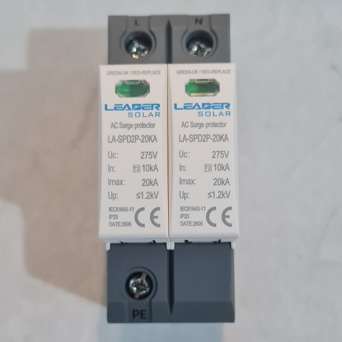Combo SPD DC, ป้องกันฟ้าผ่า SPD AC Leader สําหรับอุปกรณ์ NLTM