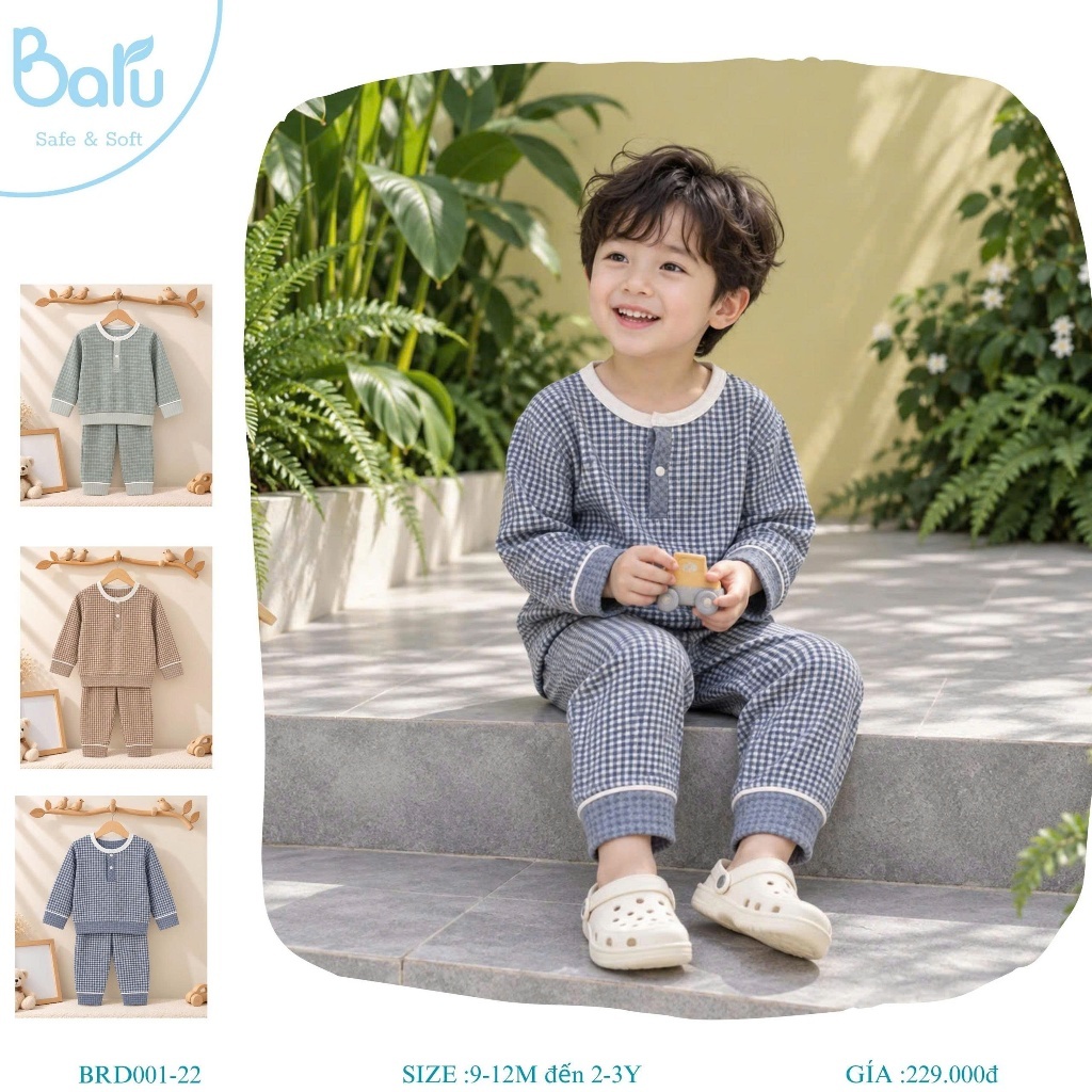 Barubaby ชุดคอเต่าผ้าสักหลาดนุ่มสําหรับเด็กชายและเด็กหญิง BRD001-22
