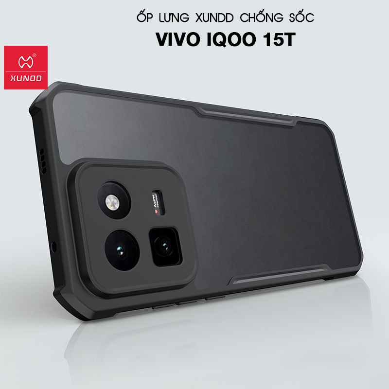 เคส XUNDD Vivo iQOO 15T - กันกระแทก ด้านหลังด้าน ขอบ TPU