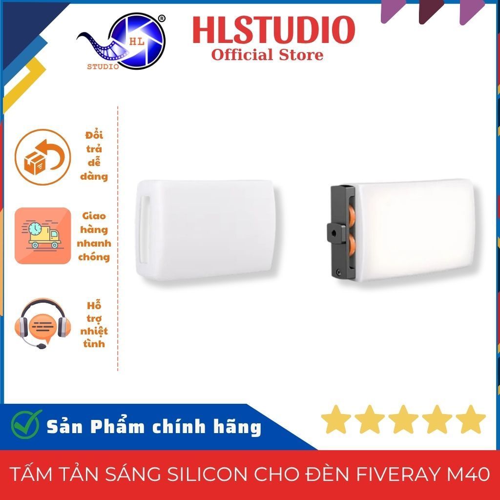 Zhiyun Fiveray M40 เครื่องกระจายแสงซิลิโคนยืดหยุ่นระดับพรีเมียม รุ่น EX1H15 HL Studio