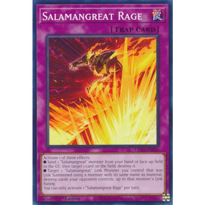 การ์ด Yugioh LD10-EN050 - Salamangreat Rage - Trap - ทั่วไป