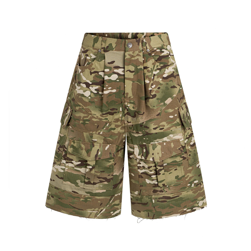 Ivankov Engine Khaki Cargo Shorts - Ivankov Engine Khaki Cargo Short